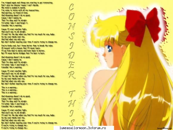 Aino Minako - dragutza fata nu? - Sailor Venus/ Aino Minako